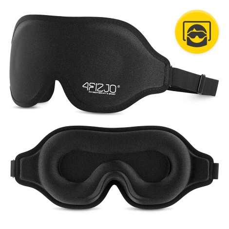 Hedvábná maska na spaní 3D