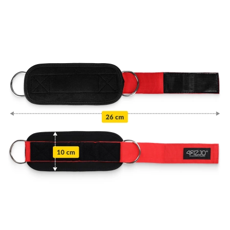 Kotníkové adaptéry 2 ks. červené