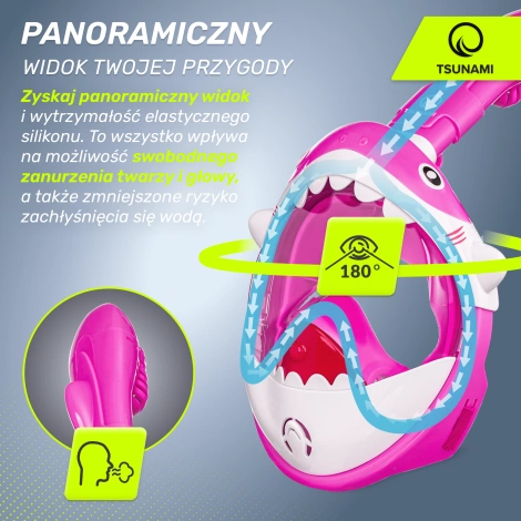 Potápěčská maska pro děti SHARK TSUNAMI