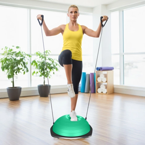 Balanční podložka s expandéry zelená