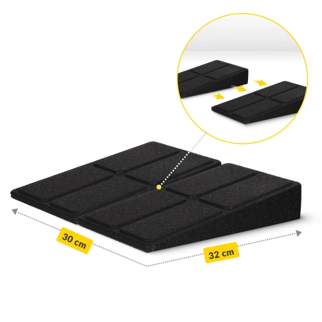 Cvičební klín SLANT BOARD 3 ks.