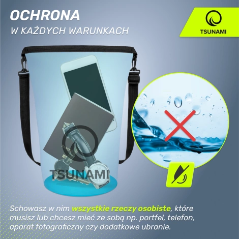 Voděodolný pytlík 5 litrů TSUNAMI