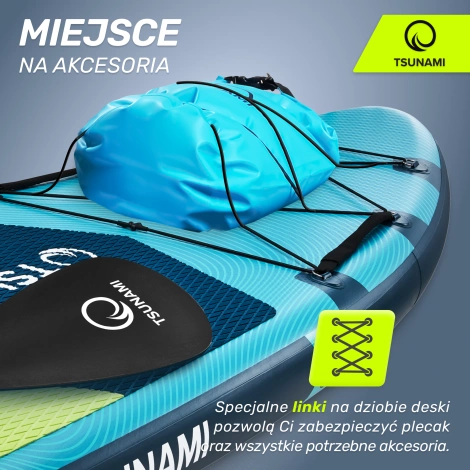 Nafukovací paddleboard SUP PRO TSUNAMI 350 cm T14 modrý