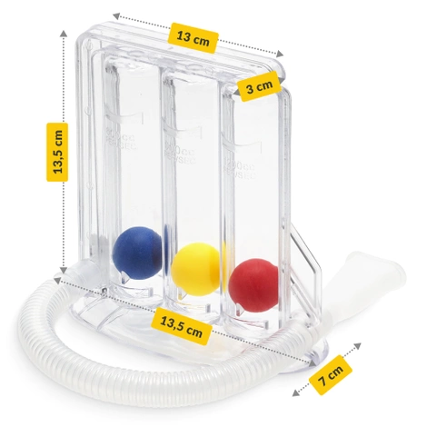 Spirometr na dechová cvičení