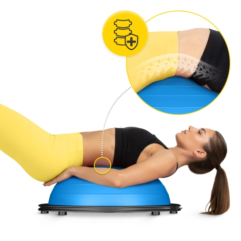 Balanční podložka s expandéry modrá