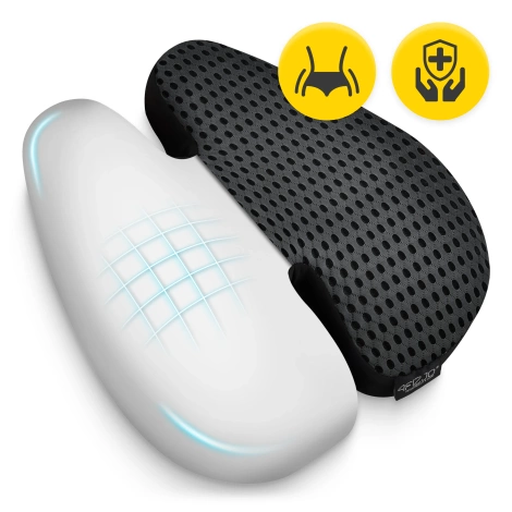 Anatomicky polštář z paměťové pěny černý