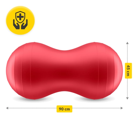 Rehabilitační míč PEANUT AIR BALL červený