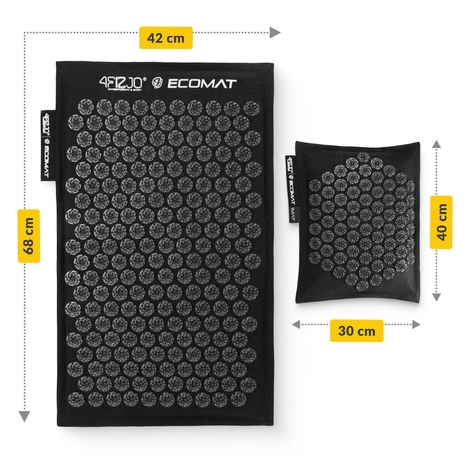 ECO Akupresurní podložka s pohankovými slupkami a kokosem