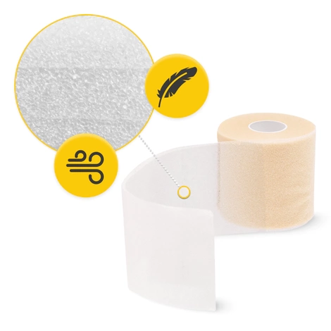 Podkladová páska pod tejp 27 m x 7 cm