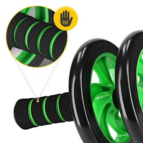 Posilovací kolečko AB WHEEL zelené