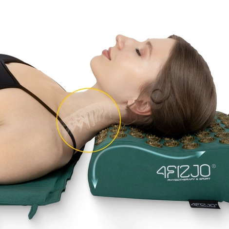 ERGO Akupresurní podložka s polštářem XL zelená