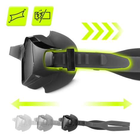 Plavecké brýle TSUNAMI černé