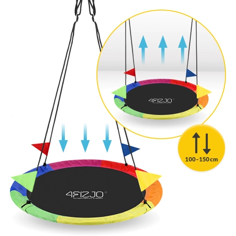 Závěsný houpací kruh XXL 120 cm
