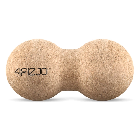 Dvojitý masážní korkový míček 6,5 cm