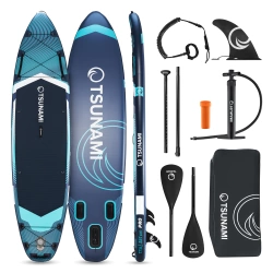 Nafukovací paddleboard SUP TSUNAMI 350cm T12 tmavě modrý