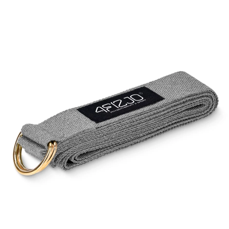 Popruh na jógu šedý