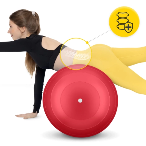 Rehabilitační míč PEANUT AIR BALL červený