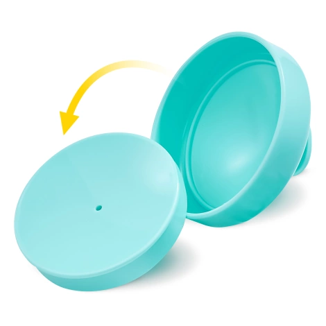 Masážní kartáč na pokožku hlavy modrý