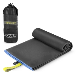 Rychleschnoucí ručník z mikrovlákna 180 x 100 cm šedý