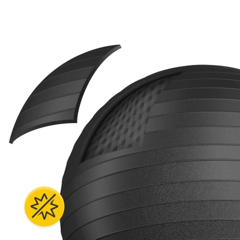 Gymnastický nafukovací míč 75 cm černý