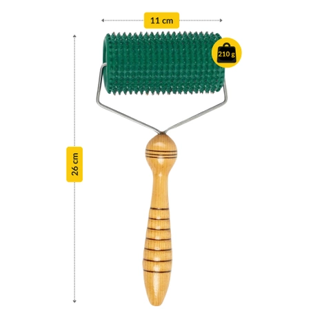 Masážní váleček Lyapko 5,0 bez niklu zelený