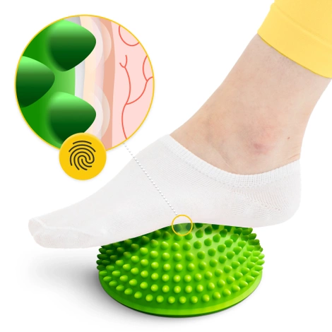 Balanční masážní polokoule 2 ks. zelené