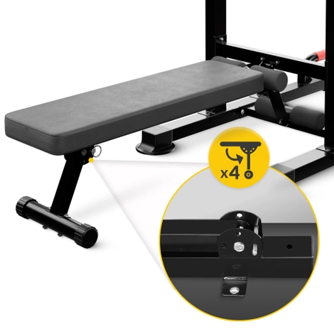 Multifunkční bradla s lavicí PRO+