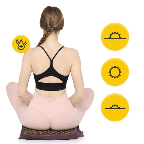 ECO akupresurní podložka s pohankovými slupkami a kokosem