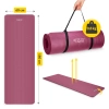 Podložka na cvičení NBR YOGA MAT 180 × 60 × 1,5 cm vínová