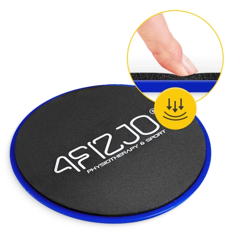 Klouzavé disky na cvičení SLIDE 2 ks. modré