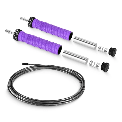 Boxerské švihadlo se zátěží 3 m fialové