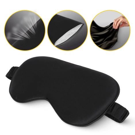 Hedvábná maska na spaní
