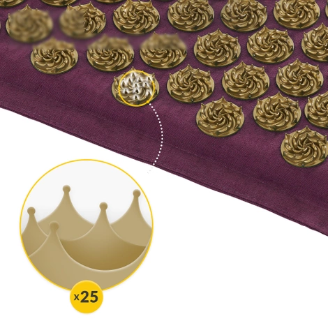 ECO akupresurní podložka s pohankovými slupkami a kokosem