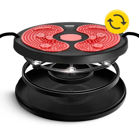 Rotační disk s lany MINI červený