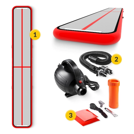 Akrobatická dráha AIR MAT 6 x 1 x 0,15 m s pumpou