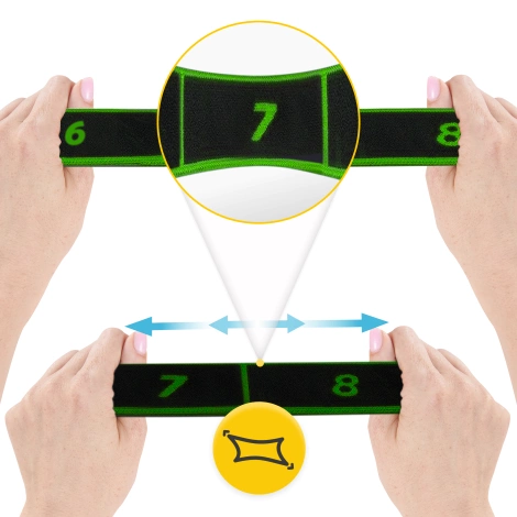 Páska na protahování svalů 90 cm