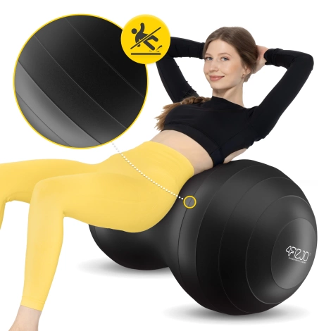 Rehabilitační míč PEANUT AIR BALL černý