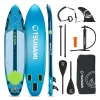 Nafukovací paddleboard SUP TSUNAMI 350 cm T15 modro-zelený
