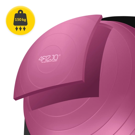 Balanční podložka s expandéry růžová