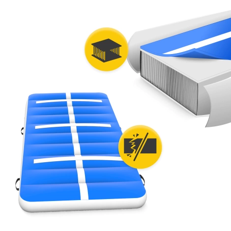 Gymnastický klín AIR INCLINE 2 x 1 x 0,4 m + pumpička