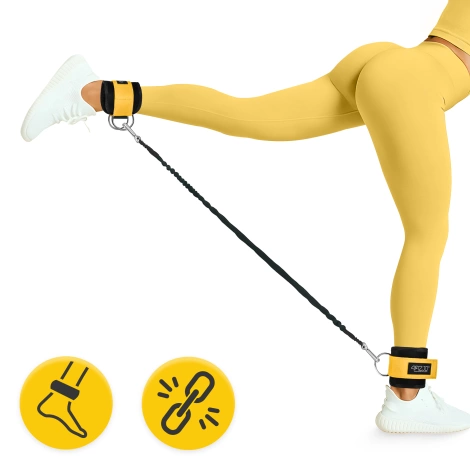 Kotníkové adaptéry 2 ks. žluté