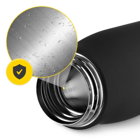 Termoláhev 540 ml s páskem černá