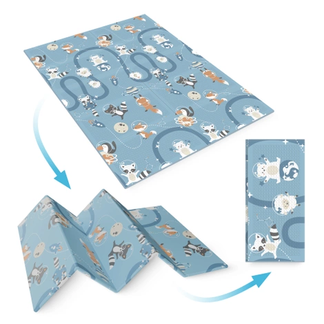 Skládací vzdělávací podložka "Království a Kosmos" 180 x 150 cm