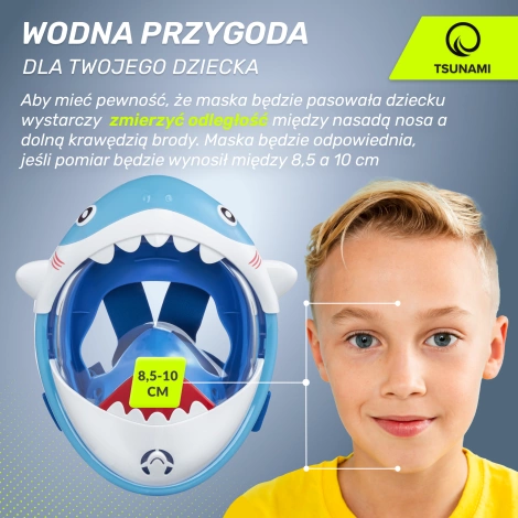 Potápěčská maska pro děti SHARK TSUNAMI