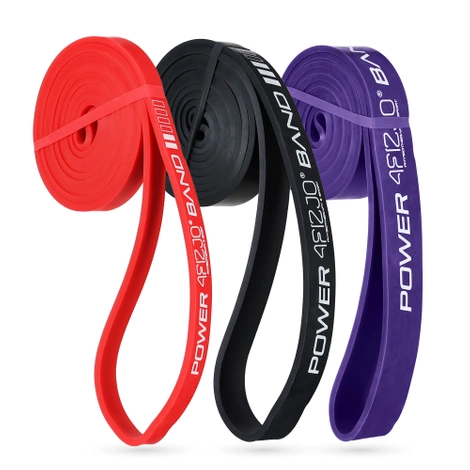 Sada odporových gum POWER BAND 3 ks.