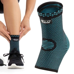 Elastická bandáž hlezenního kloubu XL modrá