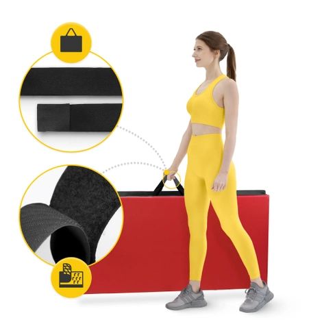 Skládací gymnastická žíněnka XL vícebarevná