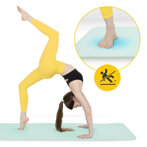 Protiskluzová podložka na cvičení TPE 1 cm