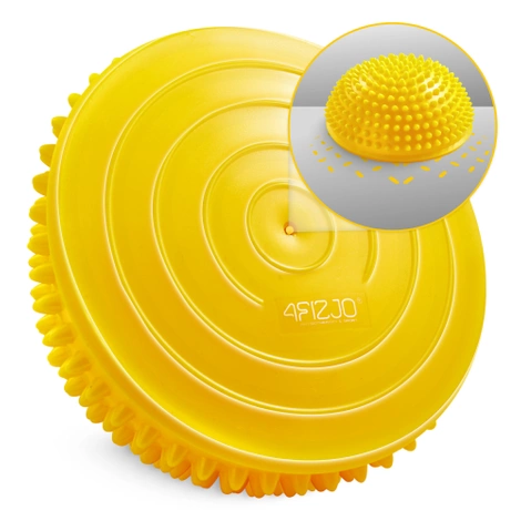 Balanční masážní polokoule 2 ks. žluté