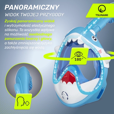 Potápěčská maska pro děti SHARK TSUNAMI